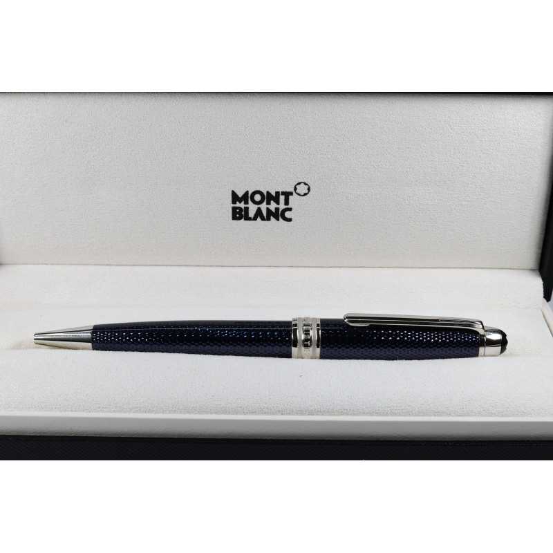 MontBlanc Meisterstuck Blue hour Solitaire Midsize Ballpoint Pen  - ref:112891