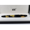 MontBlanc Meisterstuck Solitaire Gold leaf Flex Fountain Pen  - ref:119700