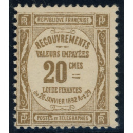 Taxe YT 45 xx Cote 120 Euros