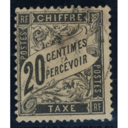 Taxe YT 17 Oblitere Cote...