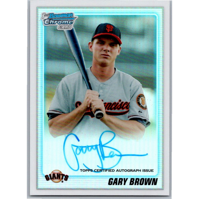GARY BROWN BDPP70 314/500 Autographe