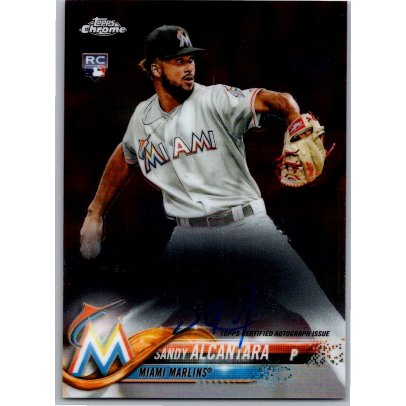 SANDY ALCANTARA RA-SA CHROME   Autographe