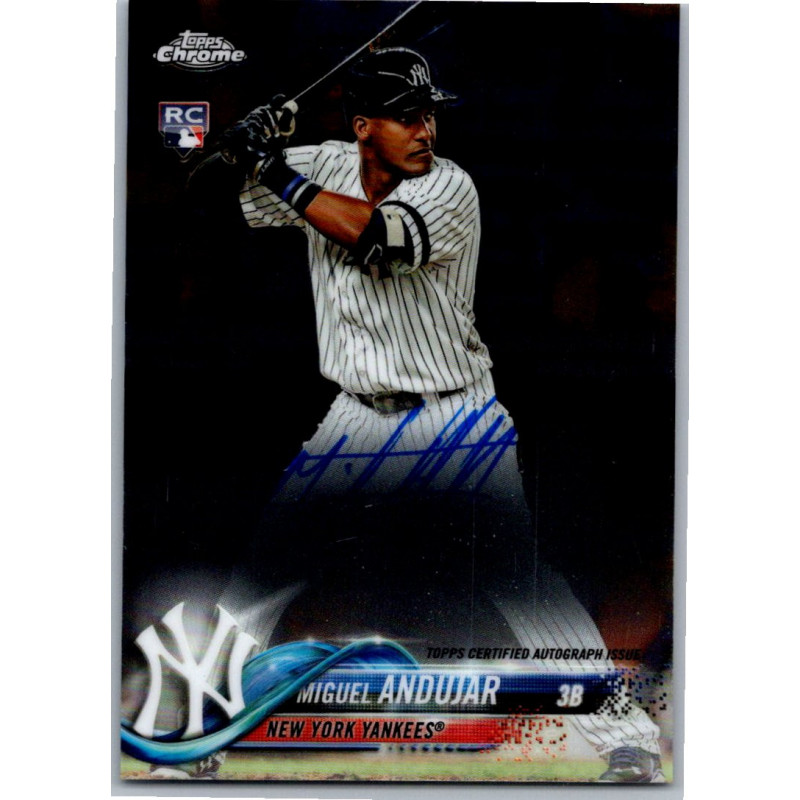 MIGUEL ANDUJAR RA-MA CHROME   Autographe
