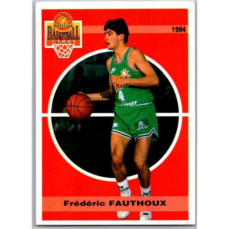 FREDERIC FAUTHOUX 1994 Numero Carte 100