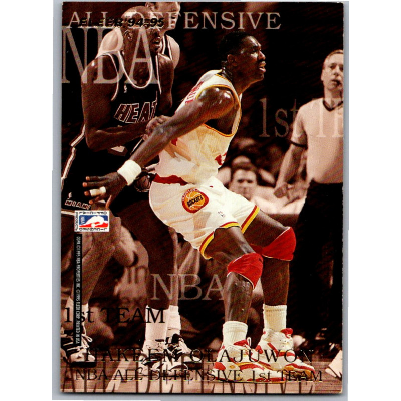 LATRELL SPREWELL -HAKEEM OLAJUWON  Numero Carte FLEER 94-95