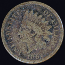 1862 - Indian Cent