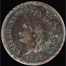 1862 - Indian Cent