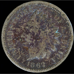1862 - Indian Cent