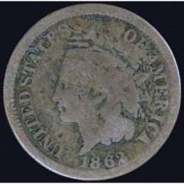1862 - Indian Cent