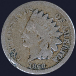 1862 - Indian Cent