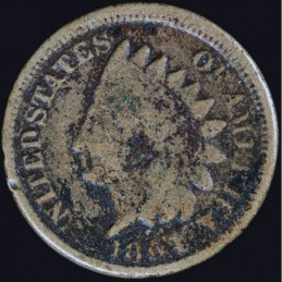 1863 - Indian Cent