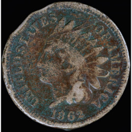 1863 - Indian Cent