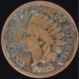 1863 - Indian Cent