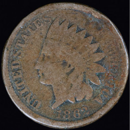 1863 - Indian Cent