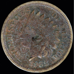 1863 - Indian Cent