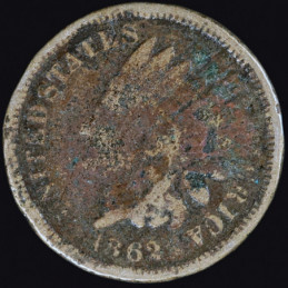 1863 - Indian Cent