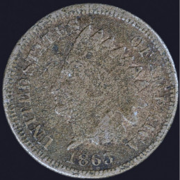 1864 - Indian Cent
