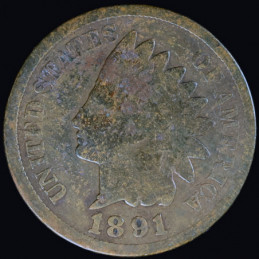 1891 - Indian Cent