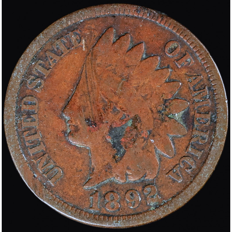 1892 - Indian Cent
