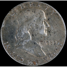 Half Dollar 1962 D Franklin...