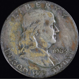 Half Dollar 1963 D Franklin...