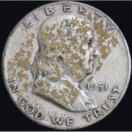 Half Dollar 1951 Franklin -...