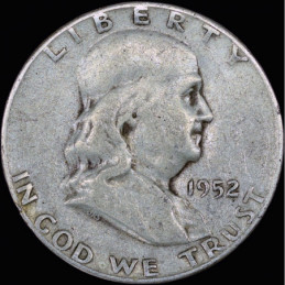 Half Dollar 1952 S Franklin...