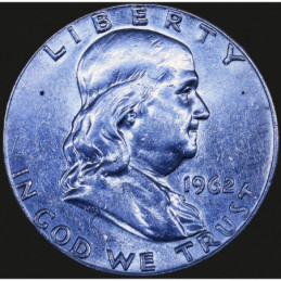 Half Dollar 1962 Franklin -...