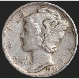 Etats Unis - 1943 S - Dime...