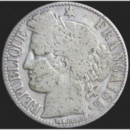 France - 1871 K - 1 Franc -...