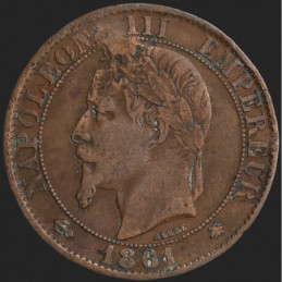 France - 1861 A - 5 Cts -...