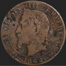 France - 1862 K - 5 Cts -...