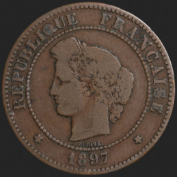 France - 1897 A - 5 Cts v-...