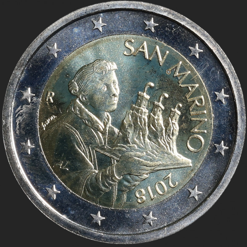 France - 2018 - 2 Euro - San Marin