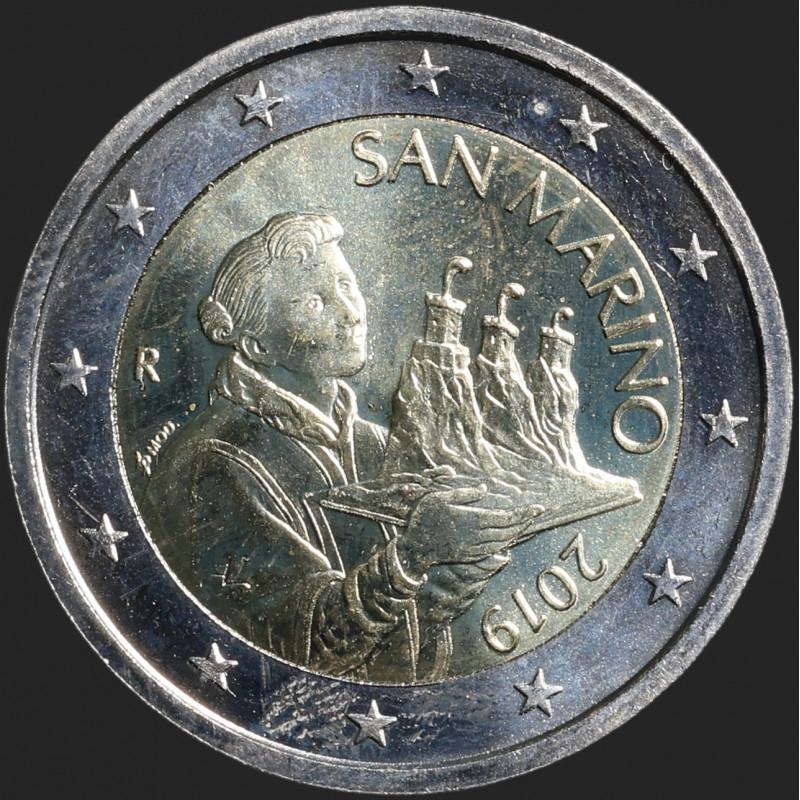 France - 2019 - 2 Euro - San Marin