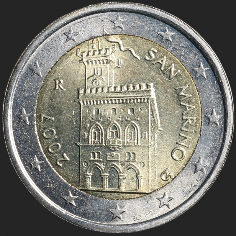 France - 2007 - 2 Euro - San Marin