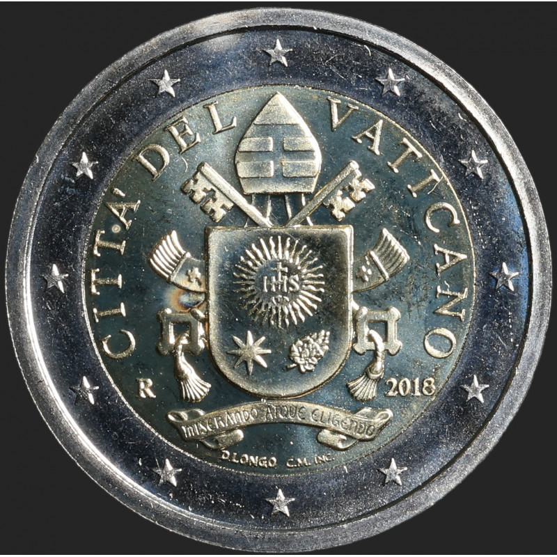 France - 2018 - 2 Euro - Vatican