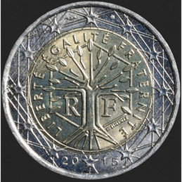 France - 2015 - 2 Euro -...