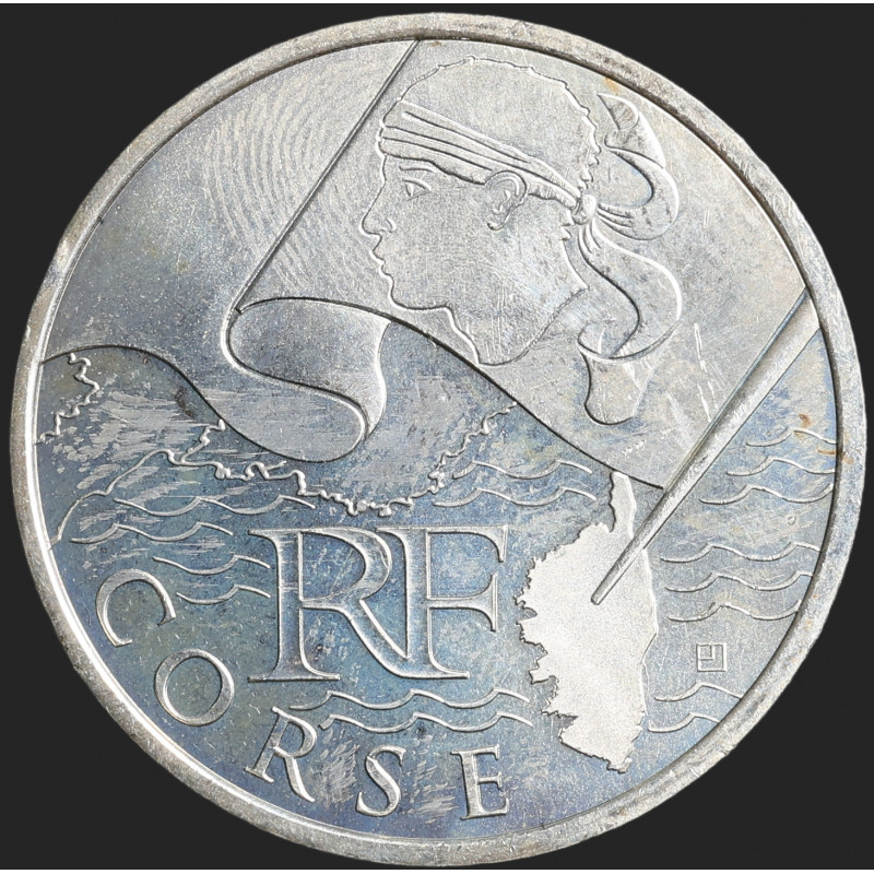 France - 2010 - 10 Euro - Silver - Corse
