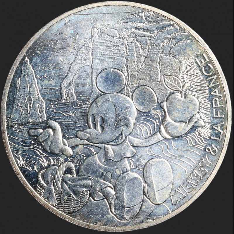 France - 2018 - 10 Euro - Silver - Mickey
