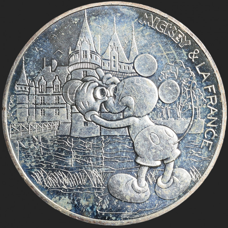 France - 2018 - 10 Euro - Silver - Mickey
