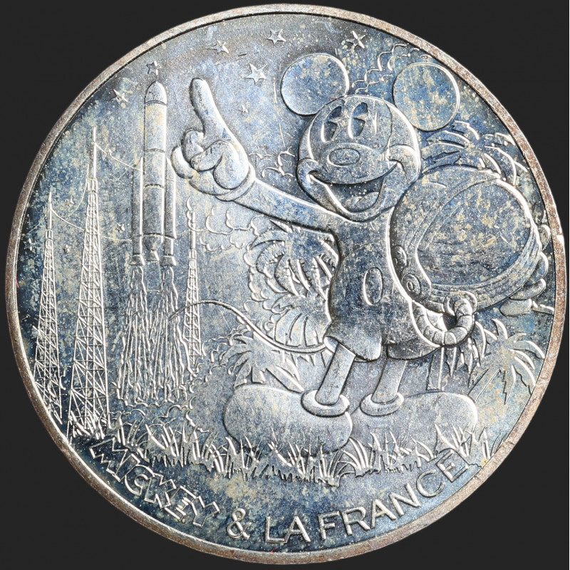 France - 2018 - 10 Euro - Silver - Mickey