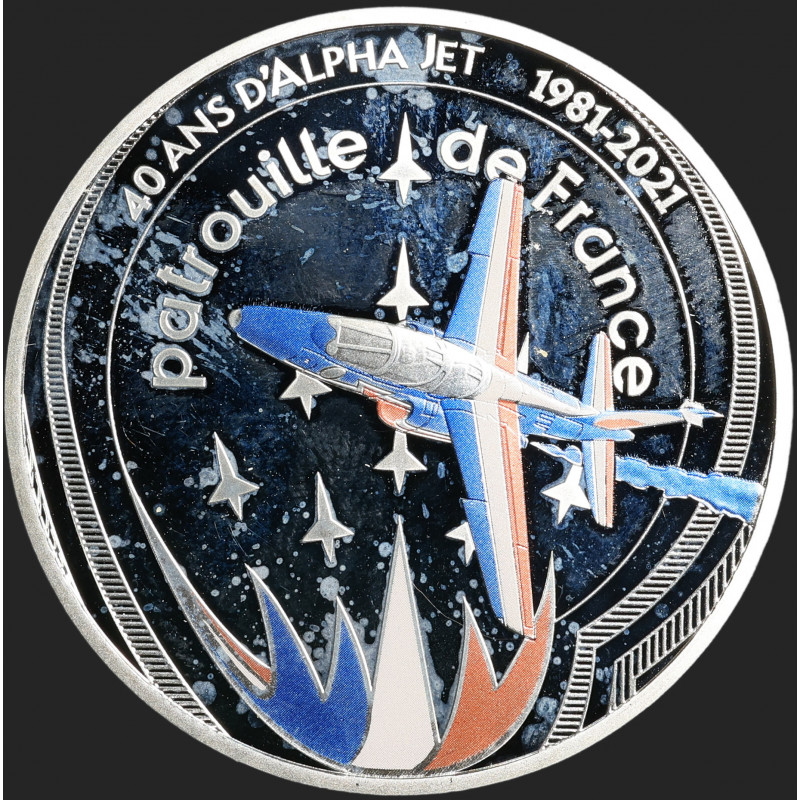 France - 2021 - 10 Euro - Silver - Patrouille de France - UNC