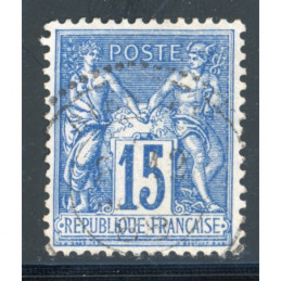 Sage 15 c. Bleu - Cachet...