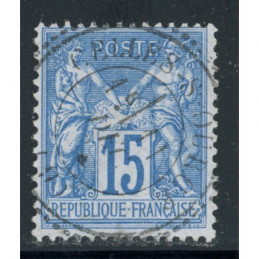 Sage 15 c. Bleu - Cachet...