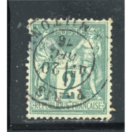 YT 74 Oblitéré Cachet a...
