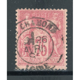 YT 81 Oblitéré Cachet a...