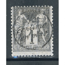 YT 83 Oblitéré 1/2 Centimes...