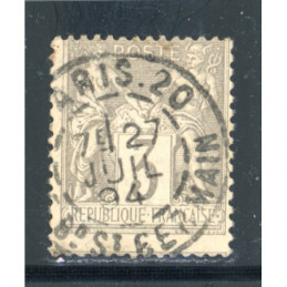 YT 87 Oblitéré Cachet a...