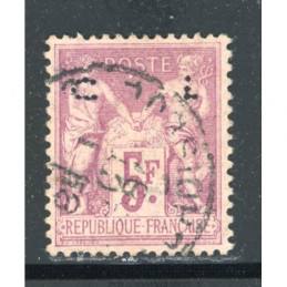YT 95 f Oblitéré Lilas Vif...